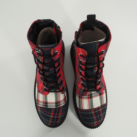 TUK Mixed Plaid Casbah Boot - Picture 6 of 8